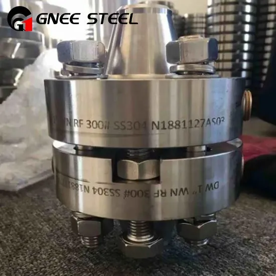 Flanse cu orificii din otel super duplex